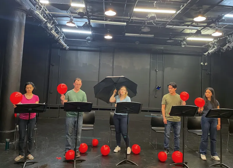 God Splat photos from the reading