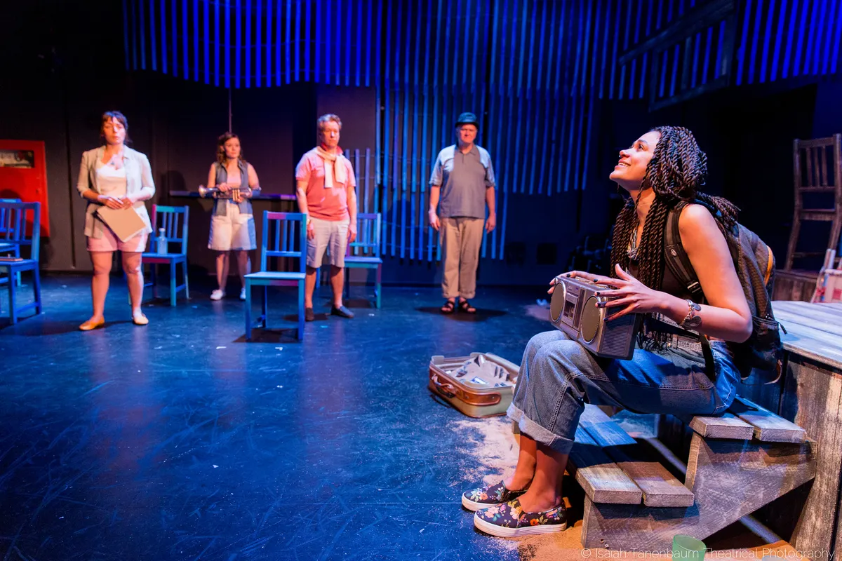 Photo by Isaiah Tanenbaum. Pictured: Emily Hartford, Alisha Spielmann, John Lenartz, Morgan McGuire. Full gallery below.